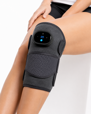 Knee Massager with Heat and Vibration — Electric Heated Adjustable Brace 1