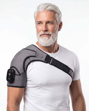 Shoulder Massager with Heat and Vibration — Electric Heated Adjustable Brace 2